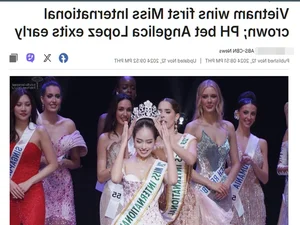 Thanh Thuy Makes History as Vietnam's First Miss International 2024 Winner - image 0