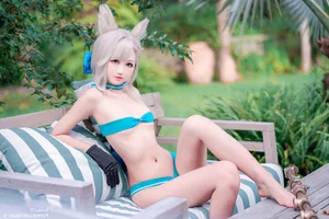 Kuukow No.196 Lynette Bikini Cosplay: Stunning Genshin Impact Fan Art and Photoshoot Showcase - image 2