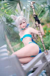 Kuukow No.196 Lynette Bikini Cosplay: Stunning Genshin Impact Fan Art and Photoshoot Showcase - image 17