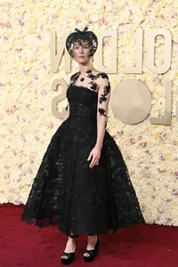 Stunning Celebrity Silhouettes on Golden Globes 2024 Red Carpet - image 0