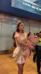 New Miss Grand International Welcomed by Crowds of Fans on Homecoming - image 0