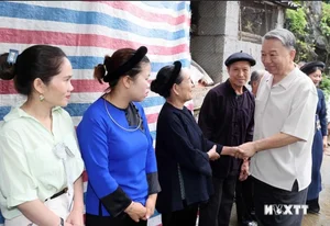 President To Lam Visits and Honors History at Pac Bo Special National Relief Site - image 1