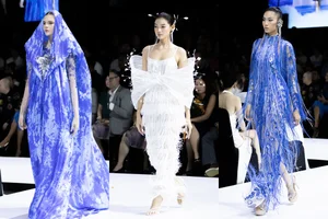 Supermodel Thanh Hang Shines in Stunning 50kg Crystal Gown at Fashion Week - image 10
