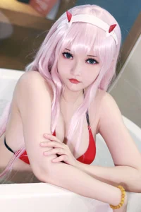 Stunning Zero Two Bikini Cosplay by Potato Godzilla Captivates Fans - image 21