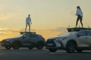 Lexus Sets a New Record with an Unbelievable Tennis Match Atop a Moving Luxury Car - image 0