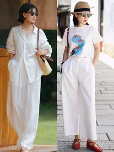 How to Style White Wide-Leg Pants: The Ultimate Summer Fashion Trend - image 9