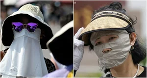 Bizarre Sun Protection Fashion Trends as China Faces Record-Breaking Heatwaves - image 0