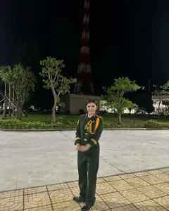 TikTok Star Xuan Ca Surprises Fans in Military Uniform Gallery - image 1