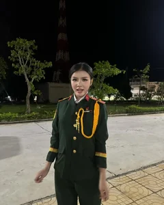 TikTok Star Xuan Ca Surprises Fans in Military Uniform Gallery - image 2
