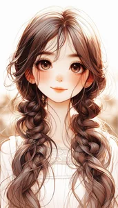 Adorable Girl Chibi Art Collection: Beautiful Digital Illustrations - image 38