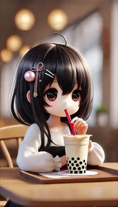 Adorable Girl Chibi Art Collection: Beautiful Digital Illustrations - image 21