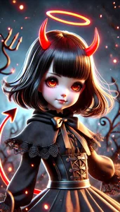 Adorable Girl Chibi Art Collection: Beautiful Digital Illustrations - image 34
