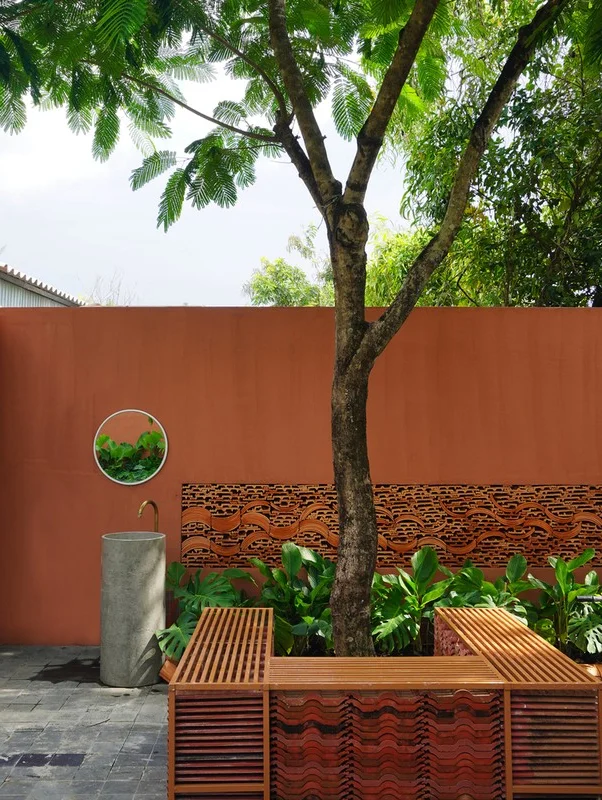 Traditional Red Tile Architecture: A Modern Tribute to Village Life in Bac Lieu