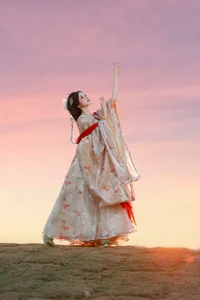 Stunning Mountain Sunset Photography: Xiao Du Tong Xue in YiTuYu Art Language Vol.9311 – Golden Hour Aesthetic and Scenic Travel Inspiration - image 3