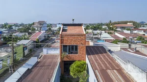 The Rustic Charm of a Beautiful Baked Brick House in Tay Ninh - image 0