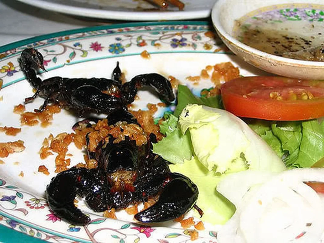 Dare to Taste: Exploring the Intimidating World of Fried Scorpion Delicacies and Exotic Street Food
