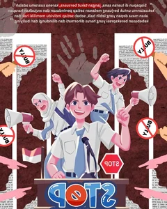 124+ Meaningful Drawings and Artworks Raising Awareness on School Violence - image 0