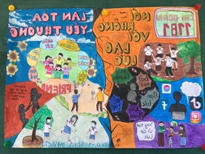 124+ Meaningful Drawings and Artworks Raising Awareness on School Violence - image 7