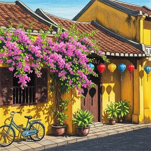 Hoi An Ancient Town Art: 130+ Beautiful and Simple Paintings - image 5