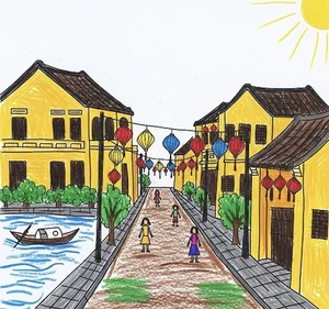 Hoi An Ancient Town Art: 130+ Beautiful and Simple Paintings - image 4
