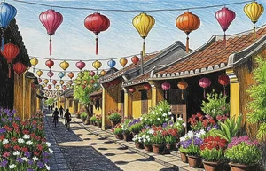 Hoi An Ancient Town Art: 130+ Beautiful and Simple Paintings - image 3