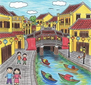 Hoi An Ancient Town Art: 130+ Beautiful and Simple Paintings - image 27