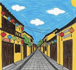 Hoi An Ancient Town Art: 130+ Beautiful and Simple Paintings - image 21
