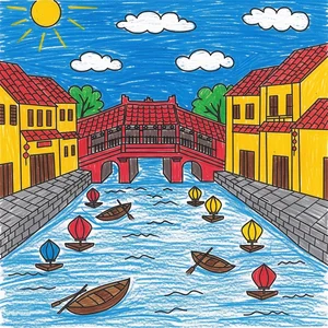 Hoi An Ancient Town Art: 130+ Beautiful and Simple Paintings - image 0