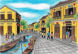 Hoi An Ancient Town Art: 130+ Beautiful and Simple Paintings - image 24