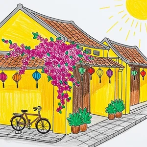 Hoi An Ancient Town Art: 130+ Beautiful and Simple Paintings - image 19