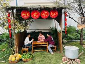 Husband Creates Stunning DIY Tet Photo Studio for His Wife for Just 12 Million VND - image 7