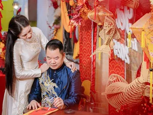 Husband Creates Stunning DIY Tet Photo Studio for His Wife for Just 12 Million VND - image 5