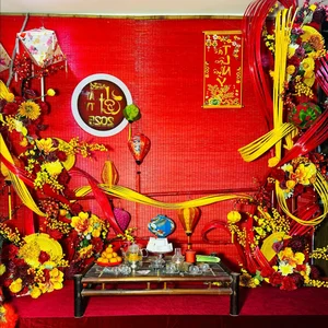 Husband Creates Stunning DIY Tet Photo Studio for His Wife for Just 12 Million VND - image 8