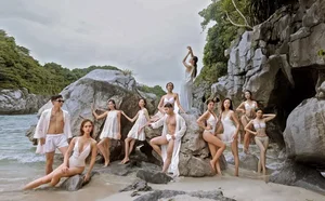 High-Fashion Challenges: Models Struggle During Cao Minh Tien's Floating Runway Show - image 6