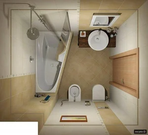13 Smart Design Ideas for Bathrooms Under 3m2: Stylish and Functional - image 2