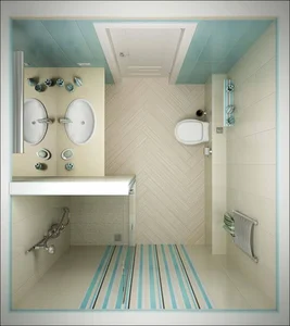 13 Smart Design Ideas for Bathrooms Under 3m2: Stylish and Functional - image 1