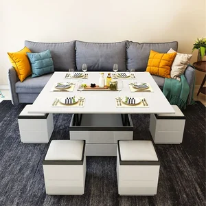 Modern Living: The BT42 Smart Dining Table Set with Glass Top - image 2
