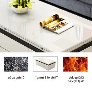 Modern Living: The BT42 Smart Dining Table Set with Glass Top - image 5