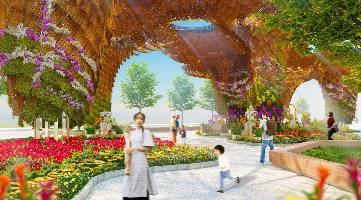 A Sneak Peek at the Nguyen Hue Flower Street Design for Tet 2025