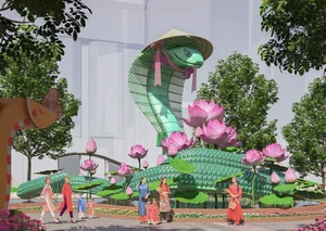 A Sneak Peek at the Nguyen Hue Flower Street Design for Tet 2025 - image 2