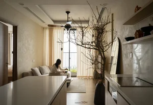 An Yen Apartment: Achieving Minimalist Luxury and Open Living on a 350 Million VND Budget - image 10