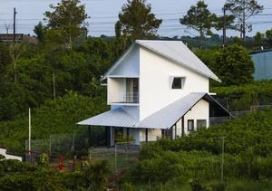 The Unique Folding Roof House with a One-of-a-Kind Rotating Angle in Lam Dong - image 4