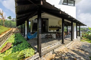 The Unique Folding Roof House with a One-of-a-Kind Rotating Angle in Lam Dong - image 3