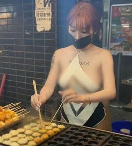 Viral Cake Seller Turns Heads with Bold Sheer Outfit - image 2