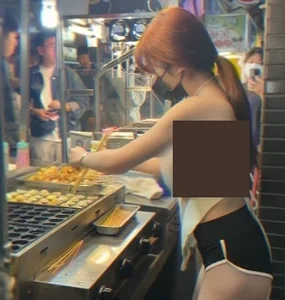 Viral Cake Seller Turns Heads with Bold Sheer Outfit - image 0