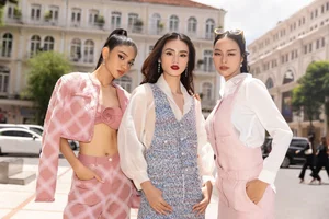 Miss Y Nhi and Minh Kien Turn Heads with Bold Fashion Statement - image 4