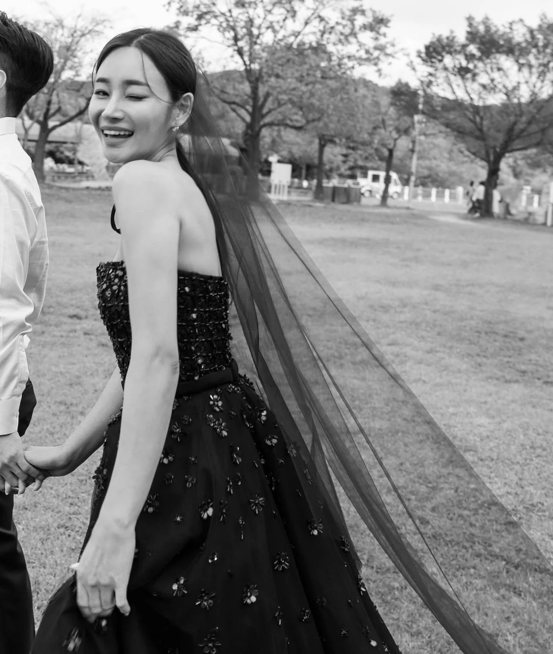 AOA’s Yuna and Composer Kang Jung Hoon Share Cinematic Wedding Photos