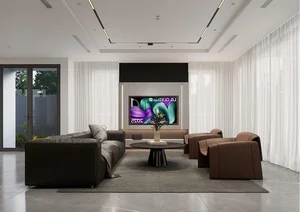 Sophisticated Luxury: Exploring a 260m2 Semi-Detached Villa in Viet Tri with an Elegant Dark Color Palette - image 4