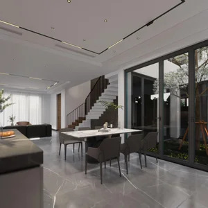 Sophisticated Luxury: Exploring a 260m2 Semi-Detached Villa in Viet Tri with an Elegant Dark Color Palette - image 0