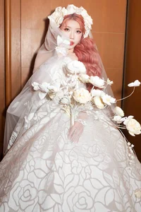 Trang Phap Shines in Stunning Doll-Like Wedding Dress Photoshoot - image 5